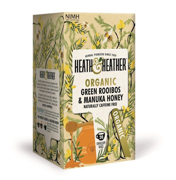Heath & Heather Organic Green Rooibos With Manuka Honey