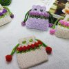 How to Crochet Tulip Pouch Bag – Tulip Pouch Bag Crochet ( English Subtitles)