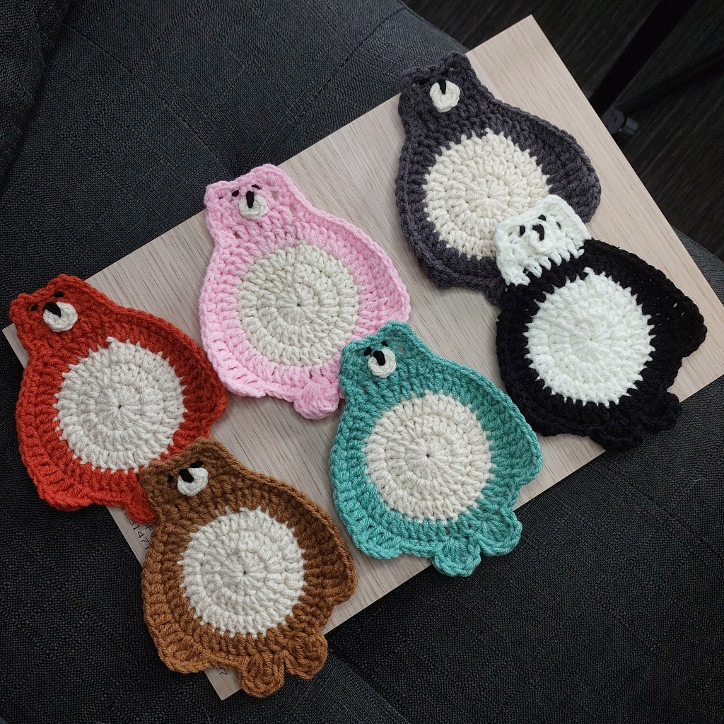 Bear Coaster Crochet Tutorial